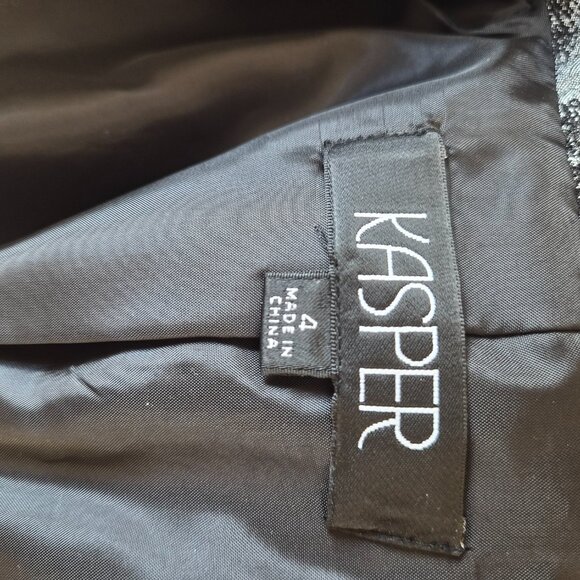 Kasper Metallic Brocade Blazer & Tank Set, Size 4 - Picture 14 of 15